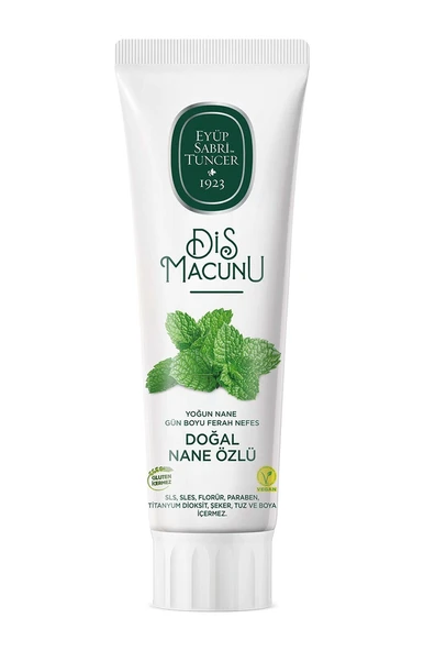 Eyüp Sabri Tuncer Doğal Nane Özlü Diş Macunu 90 ML ürün görseli 1