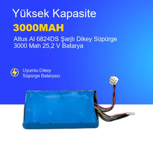 Altus Al 6824DS Şarjlı Dikey Süpürge 3000 Mah 25,2 V Batarya ürün görseli 1