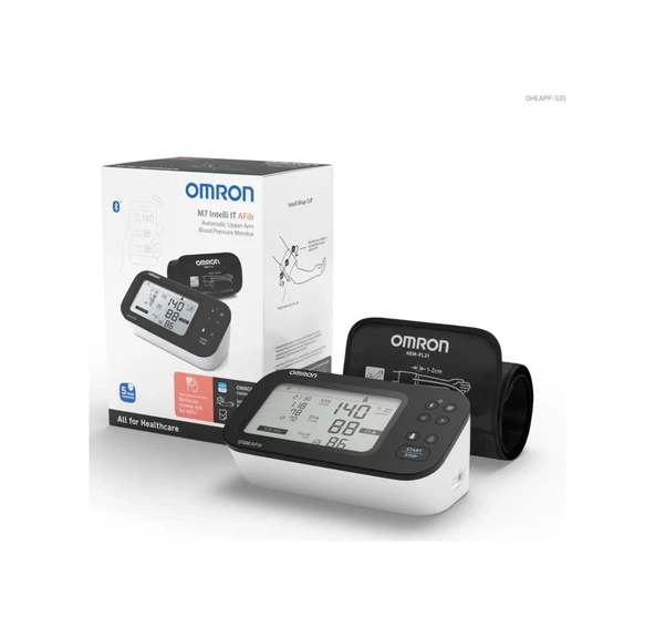 Omron M7 Intelli IT Af (Fibrilasyon) HEM-7380T1-EBK Koldan Ölçer Tansiyon Aleti ürün görseli 1