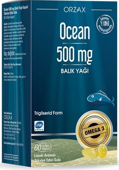 Ocean 500 MG Balık Yağı 60 Kapsül - Resim 2