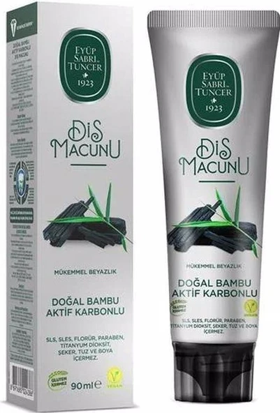 Eyüp Sabri Tuncer Doğal Bambu Aktif Karbonlu Diş Macunu 90 ML ürün görseli 1
