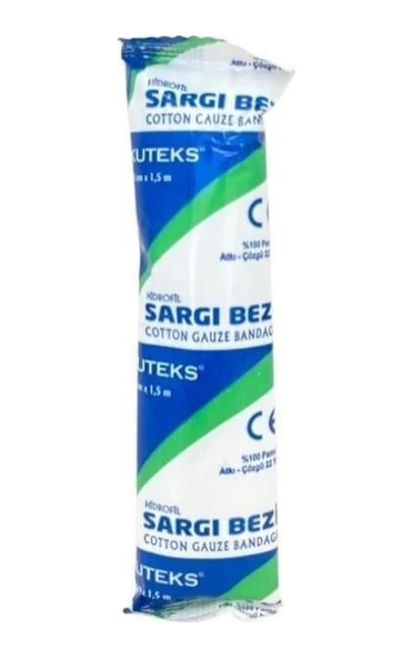 Kuteks Hıdrofıl Sargı Bezı 10cm X 1,5m ürün görseli 1