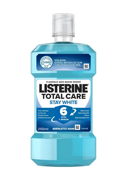 Listerine Stay White Ağız Bakım Suyu 250 ML ürün görseli 1