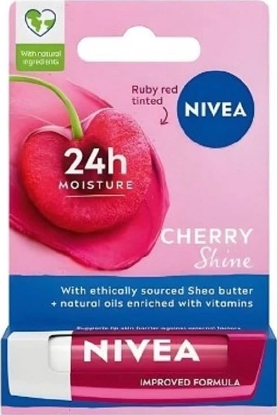 Nivea Bakım Yapan Dudak Bakım Kremi Cherry 4,8 Gr ürün görseli 1
