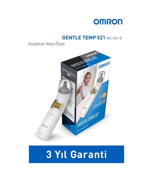 Omron Gentle Temp 521, 3'ü 1 Arada Kulaktan Ateş Ölçer ürün görseli 1