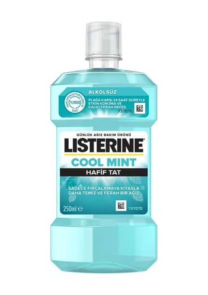 Listerine Cool Mint Hafif Tat Ağız Bakım Suyu 250 ML ürün görseli 1