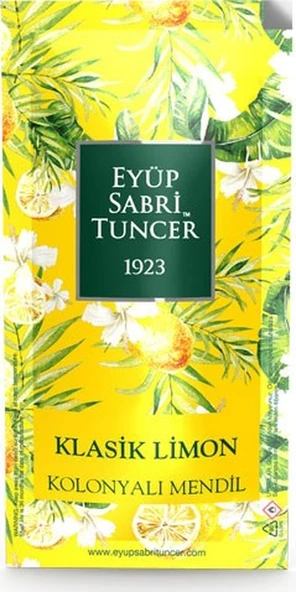 Eyüp Sabri Tuncer Limon Küçük Boy Kolonyalı Mendil Küçük Boy 150'li ürün görseli 1