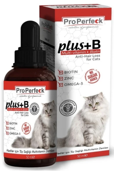 Pro Perfeck Plus B Kediler Için Tüy Sağlığı Damlası 50 Ml ürün görseli 1