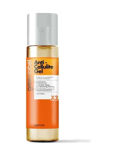 Greenlabel Spirulina & Ginseng & Cafein Ekstraktlı Vucüt Jel 200 Ml. ürün görseli 1