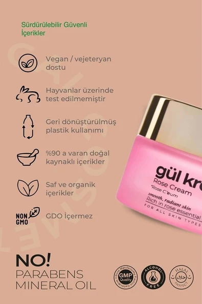 Greenlabel Gül Yağı Özlü Krem 30 ML - Resim 6
