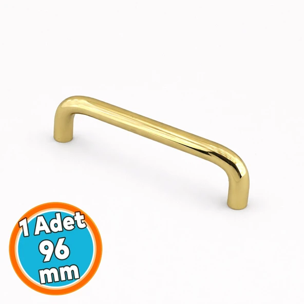 Mobilya Mutfak Çekmece Dolap Kapak Kulbu Kulpu Kulpları Metal (96 mm - 9.6 cm) Titanyum Renk ürün görseli 1