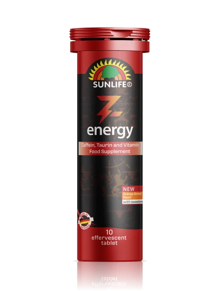 Sunlife Z-energy - Kafein, Taurin Ve Vitamin Gıda Takviyesi ürün görseli 1