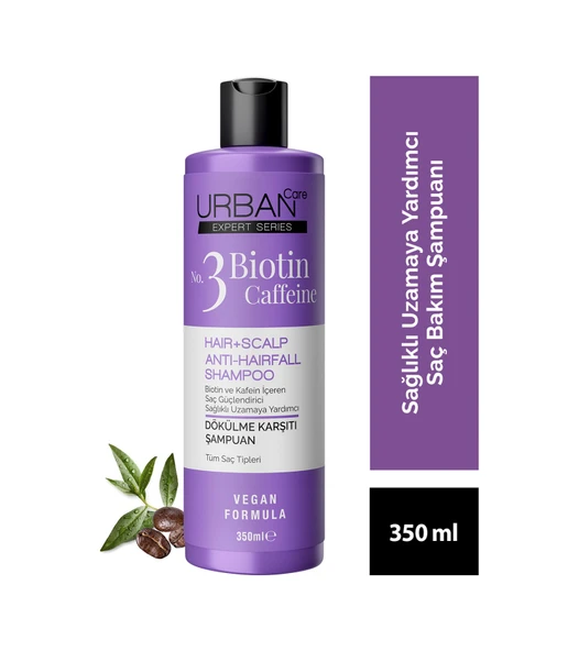 Urban Care Expert Biotin & Caffeine Dökülme Karşıtı Şampuan 350 ML ürün görseli 1