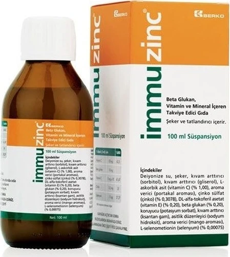İmmuzinc Süspansiyon 100ml ürün görseli 1