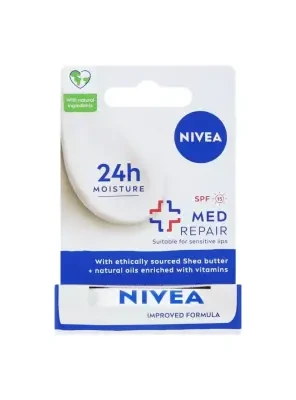 Nivea Lip Med Repair Spf 15 Dudak Bakım Kremi 4,8gr ürün görseli 1