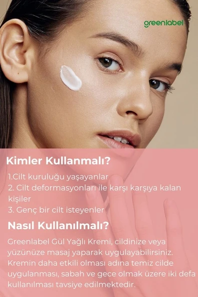 Greenlabel Gül Yağı Özlü Krem 30 ML - Resim 4