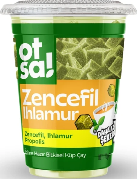 Otsa Zencefil & Ihlamur Bitkisel Küp Çay Bardak 170 G. ürün görseli 1