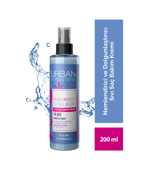 Urban Care Hyaluronic Acid & Collagen Sıvı Saç Bakım Kremi 200 ML ürün görseli 1