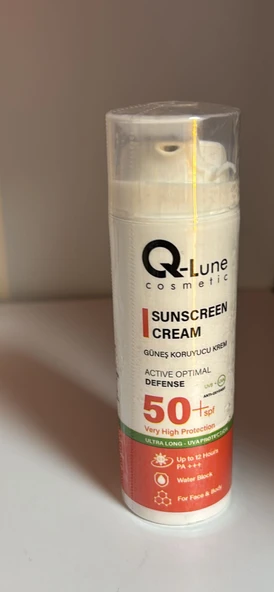 Q Lune Leke Karşıtı 50 Spf Güneş Kremi 50ml Pa Ultra Koruma ürün görseli 1