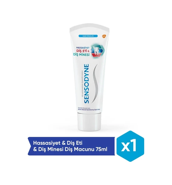 Sensodyne Hassasiyet & Diş Eti & Diş Minesi Diş Macunu 75 ML ürün görseli 1