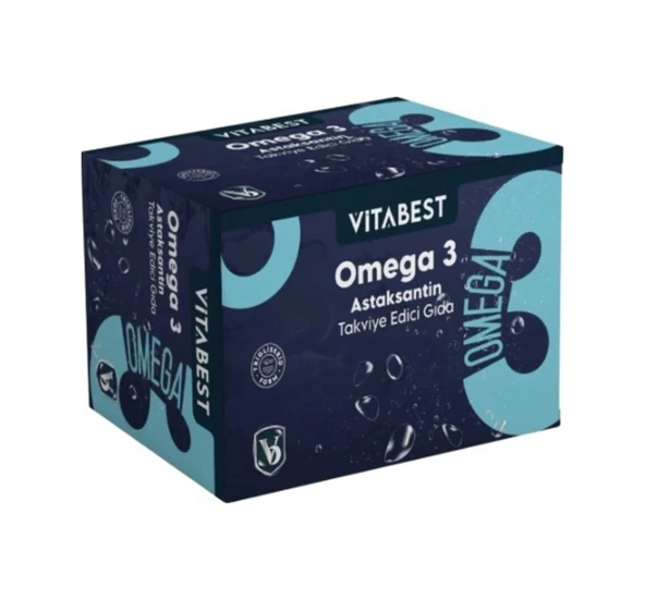 Vitabest Omega 3 Astaksantin 90 Yumuşak Kapsül ürün görseli 1