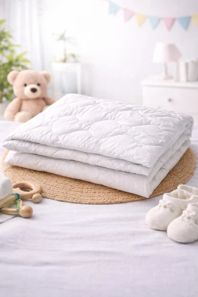 Kristal Silikon Bebe Yorganı 100x150 cm ürün görseli 1