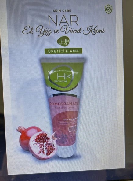 Hk Remedy Nar El Yüz Ve Vücut Kremi 250 Ml ürün görseli 1