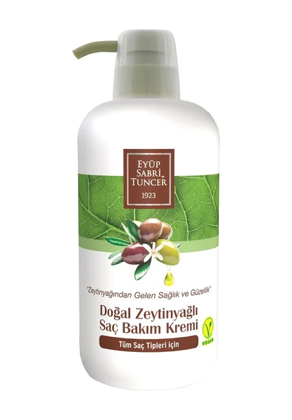 Eyüp Sabri Tuncer Doğal Zeytinyağlı Saç Bakım Kremi 600 ML ürün görseli 1