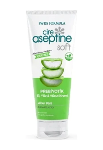 Cire Aseptine Soft Aloe Vera Prebiyotik Nemlendirici Bakım Kremi 75 ML ürün görseli 1