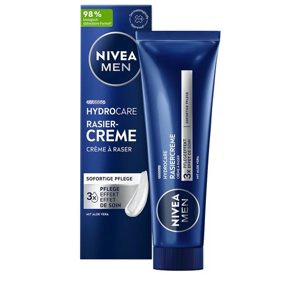 NIVEA HYDROCARE Tıraş Kremi, 100 Ml Orijinal Alman  Malı ürün görseli 1