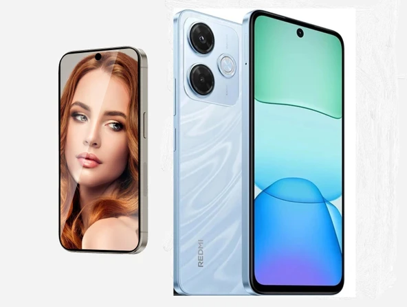 Redmi 13X ile Uyumlu Ayna (Mirror) 9H Kırılmaz Nano Ekran Koruyucu | Ekran Kapalıyken Ayna ürün görseli 1