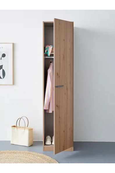Tdesigno Livra Giyinme Dolabı - Çok Amaçlı Dolap - Gardırop 50 Cm - AtlantikÇam ürün görseli 1