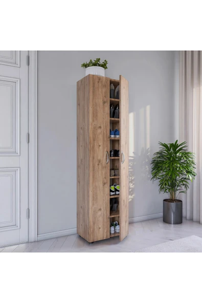 Tdesigno Albi Ayakkabılık - Çok Amaçlı Dolap - Kiler Dolabı - Banyo Dolabı - 60 cm ürün görseli 1