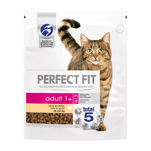 Perfect Fit Tavuklu Yetişkin Kedi Maması 750 Gr ürün görseli 1