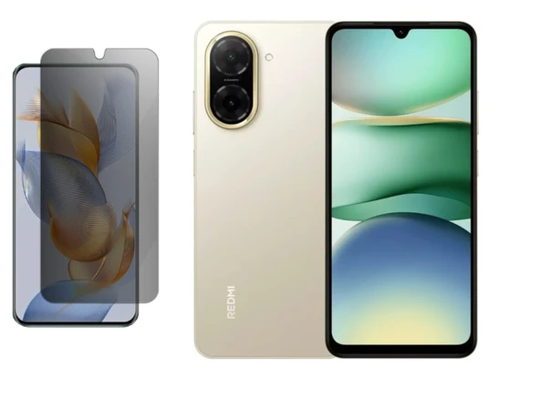 Redmi A5 4G ile Uyumlu Mat Hayalet (Privacy) 9H Kırılmaz Nano Ekran Koruyucu ürün görseli 1