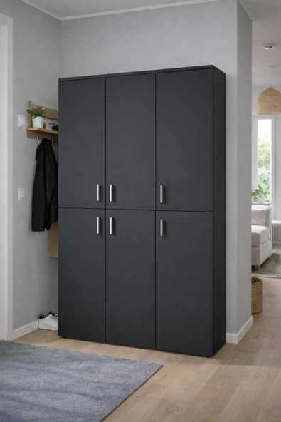 Tdesigno Zeyna Ayakkabılık - Çok Amaçlı Dolap - Kiler Dolabı - 120 cm ürün görseli 1