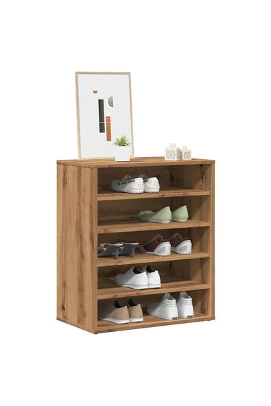 Tdesigno Orvin Ayakkabılık - Çok Amaçlı Dolap - Kiler Dolabı - AtlantikÇam - 60 cm ürün görseli 1