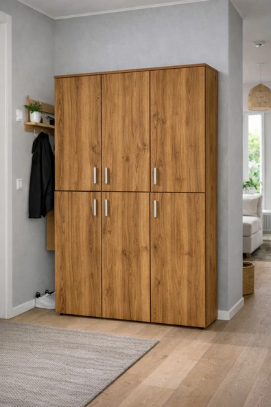 Tdesigno Zeyna Ayakkabılık - Çok Amaçlı Dolap - Kiler Dolabı - 120 cm ürün görseli 1