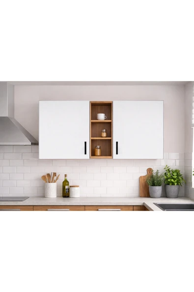 Tdesigno Katya Üst Modül - 150 cm - Çok Amaçlı Dolap ürün görseli 1