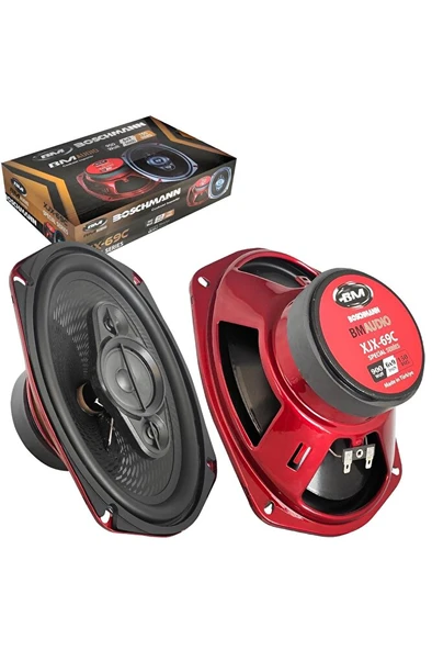 Boschmann XJX-69c Oto Hoparlör Oval 6x9 Inç 900 Watt Tweeterli 2 Adet ürün görseli 1