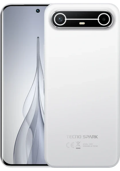 Tecno SPARK Slim 5G 256 GB 8 GB Ram (Tecno Türkiye Garantili) Beyaz ürün görseli 1