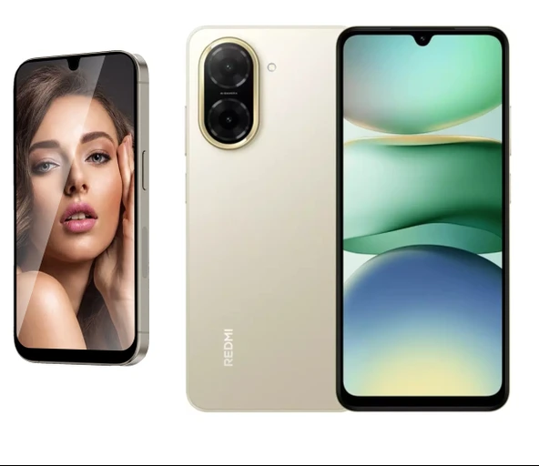 Redmi A5 4G ile Uyumlu Ayna (Mirror) 9H Kırılmaz Nano Ekran Koruyucu | Ekran Kapalıyken Ayna ürün görseli 1