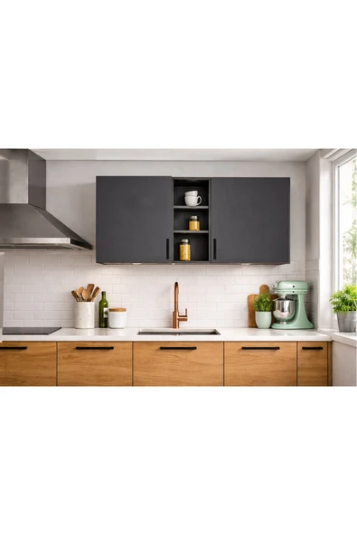 Tdesigno Katya Üst Modül - 150 cm - Çok Amaçlı Dolap ürün görseli 1