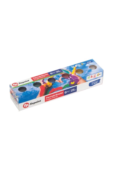 FixPoint Parmak Boya 6 Renk 25 ml FixPoint P-6935 ürün görseli 1