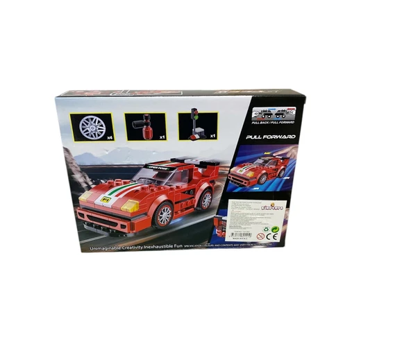 200 Parça 2 in 1 Transformer Araba Lego 1410 - Resim 2