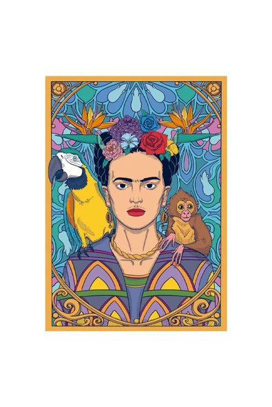 Educa 1500 Parçalı Frida Kahlo Puzzle - 19943 - Resim 2