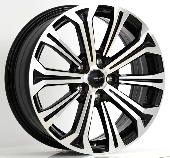 7X17 PRO-2051 5X114.3 ET35 60.1 BLACK MACHINED XL ürün görseli 1