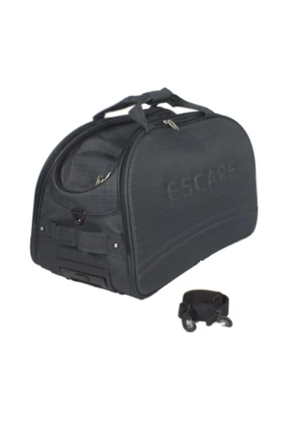 Escape ESC-26 Ekose Kumaş Büyük Boy Hostes Seyahat Çantası ürün görseli 1