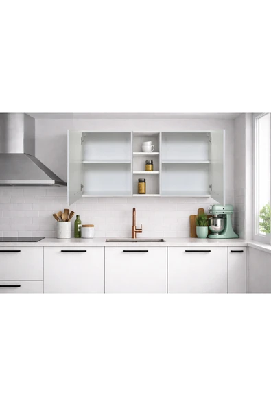 Tdesigno Katya Üst Modül - 150 cm - Çok Amaçlı Dolap - Resim 3