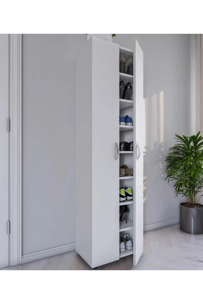 Tdesigno Albi Ayakkabılık - Çok Amaçlı Dolap - Kiler Dolabı - Banyo Dolabı - 60 cm ürün görseli 1